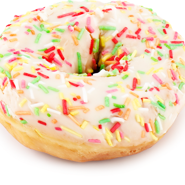 Донат ЛЕНТА FRESH глазированный с ароматом ванили, 58г