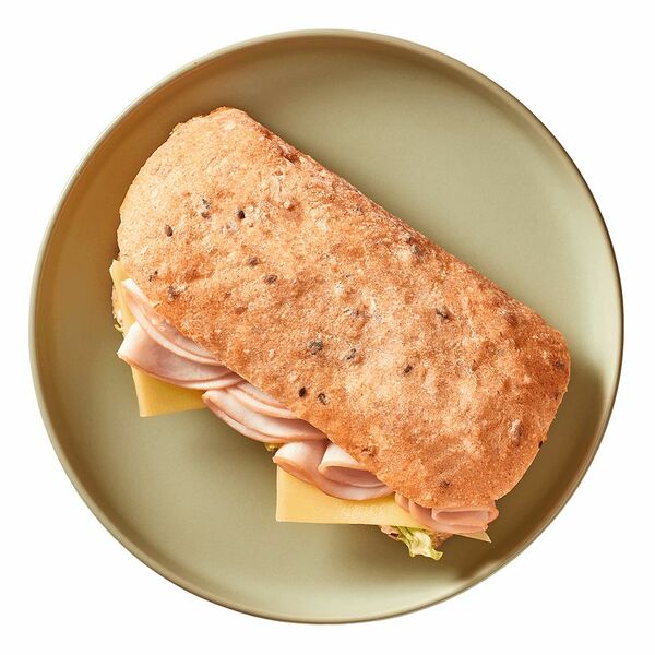 Чиабатта с ветчиной и сыром Шеф Перекрёсток 210 г