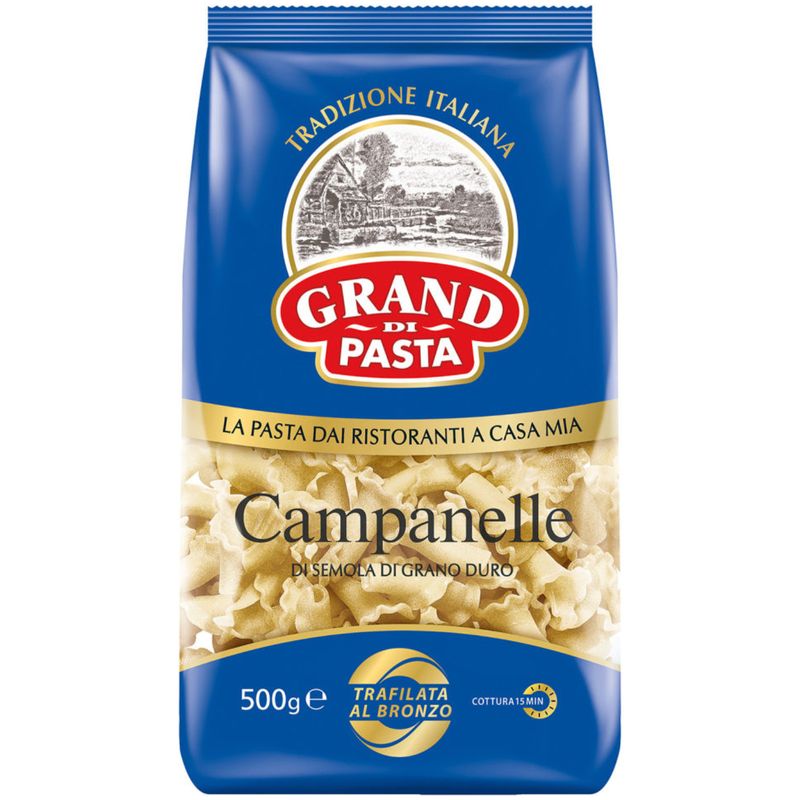 

Макароны Grand Di Pasta Campanelle Колокольчики высший сорт, 500 г