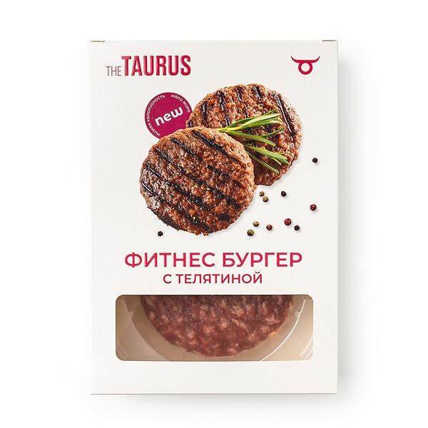 Бургерная котлета из телятины и индейки Taurus 320г, Россия