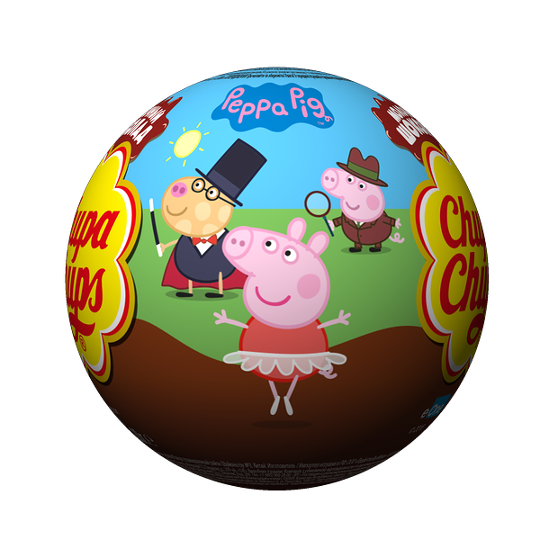 Шар из мол шок сод игрушку-сюрприз Чупа Чупс в ассорт 20г Van Melle