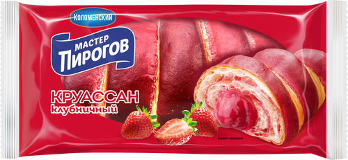 

Круассан Мастер Пирогов с клубничной начинкой 70 г