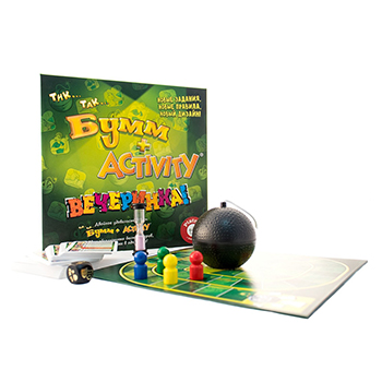 

Игра настольная Activity + Тик-Так-Бумм Вечеринка новый дизайн ТМ Piatnik (Пиатник)