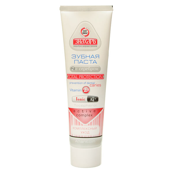 Зубная паста знахарь total protection, 100 г
