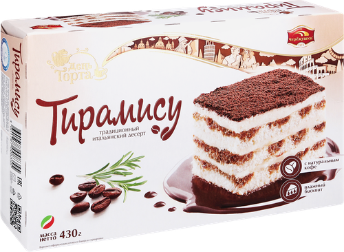 

Торт Черёмушки День торта Тирамису 430 г
