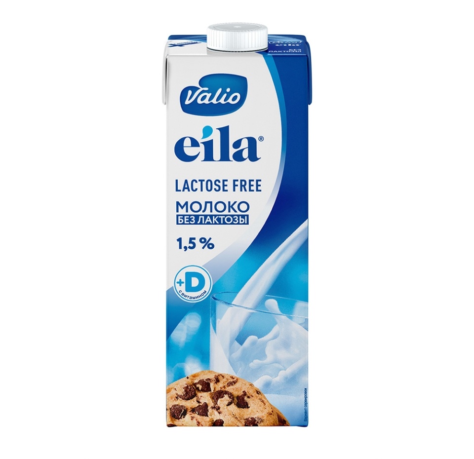 

Молоко питьевое ультрапастеризованное безлактозное 1,5%, обогащённое витамином D, Valio, 1 л, Финляндия, БЗМЖ