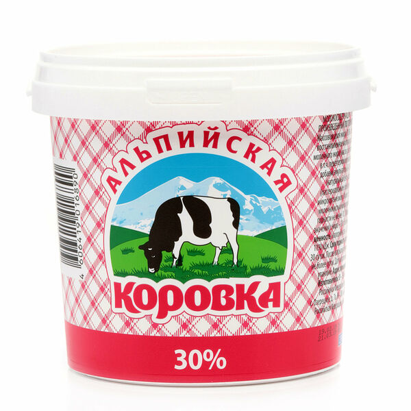 Сметанный продукт Альпийская коровка, 900г