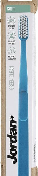 Зубная щетка Jordan Green Clean Soft мягкая голубая