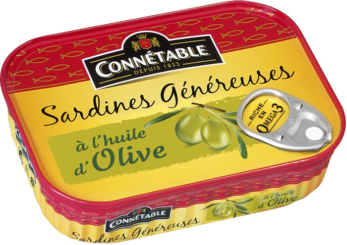 

Сардины Connetable Sardines Genereuse в оливковом масле 140 г