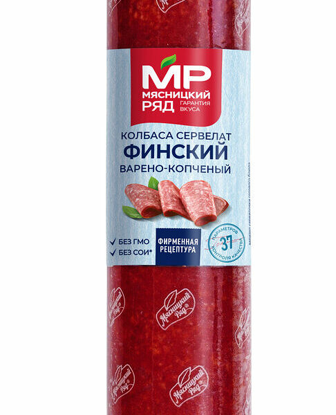 Колбаса варено-копченая салями По-фински ТМ Мясницкий ряд, вес