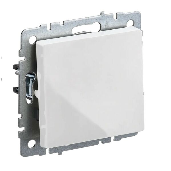 Выключатель одноклавишный IEK Brite, 10А, белый