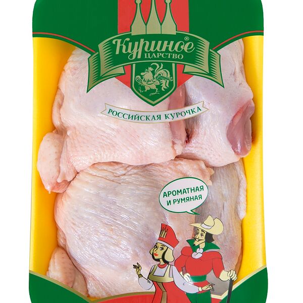 Бедро куриное КУРИНОЕ ЦАРСТВО особое охл. подложка вес до 1.4 кг