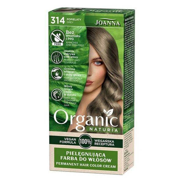 Краска для волос Joanna Organic Naturia (тон 314) Пепельный 120 мл