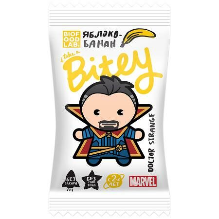 Фруктовый батончик Bitey без сахара Яблоко-банан