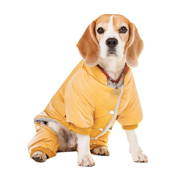Комбинезон для собак 4XL желтый (унисекс)
