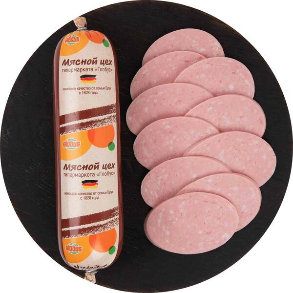 Колбаса варёная По-чешски Глобус в и/о, батон