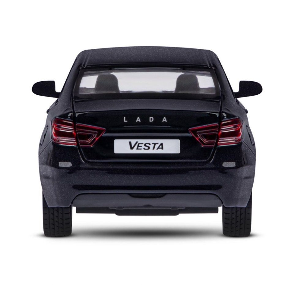

Машина металлическая Автопанорама 1:24 lada vesta седан, черный