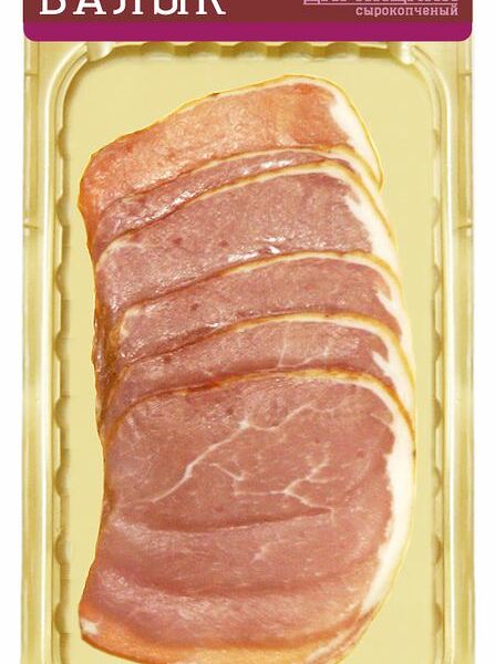 Балык Атрус Дарницкий сырокопчёный высший сорт, 100г