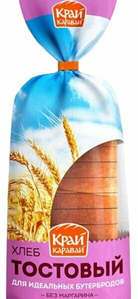 Хлеб тостовый Край Каравай нарезка