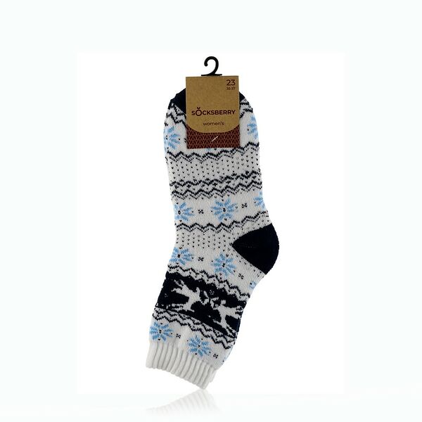 Женские махровые носки Socksberry WO185 , Белый , р.23
