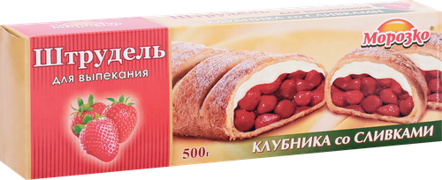 

Штрудель для выпекания Морозко клубника со сливками 500 г