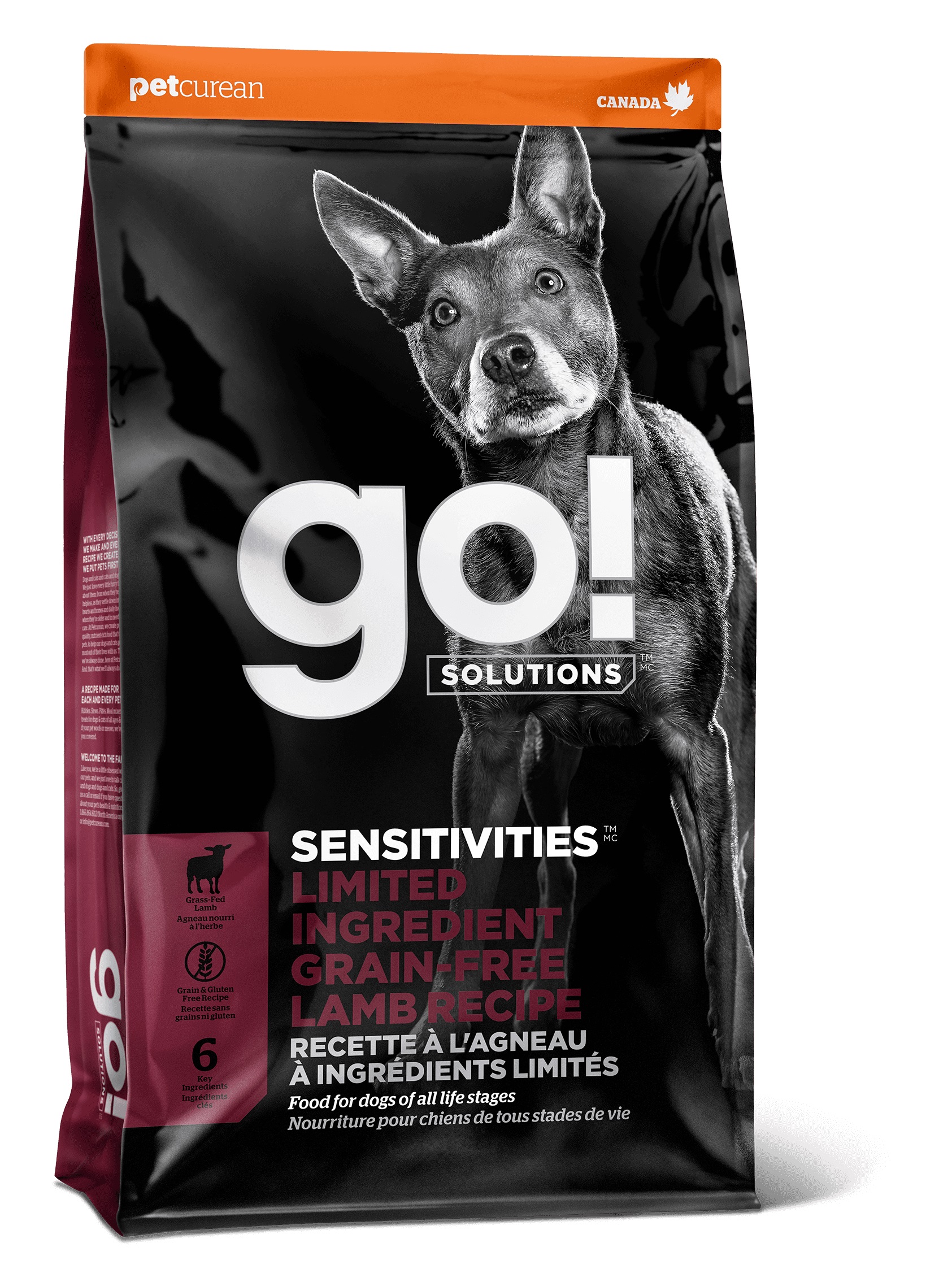 

Корм сухой Go! Solutions Limited Ingredient для щенков и собак Ягненок, 9,98 кг.