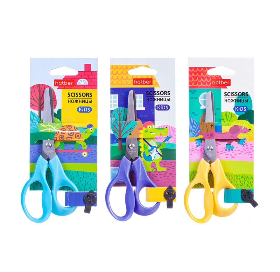 

Ножницы детские Хатбер, 14 см, в ассортименте