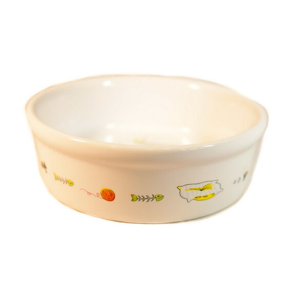 Petmax Миска для кошек с рис. Кошка/Мышка