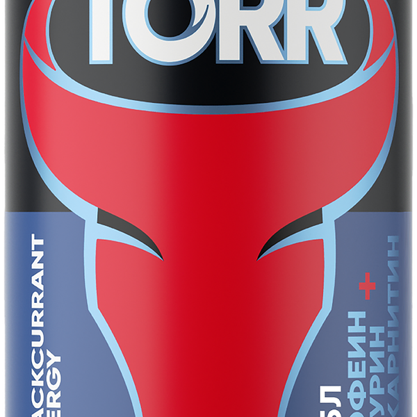 Энергетический напиток Power Torr Navy Blackcurrant Energy газированный