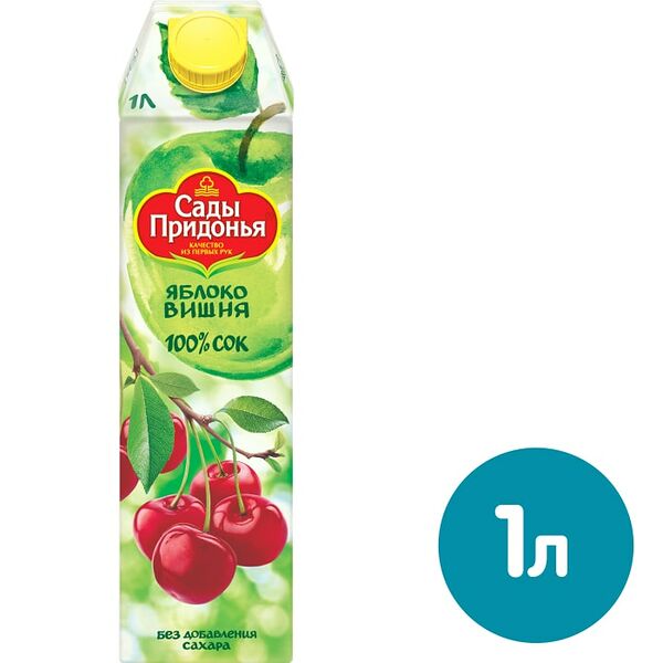 Сок Сады Придонья Яблоко-вишня 1л