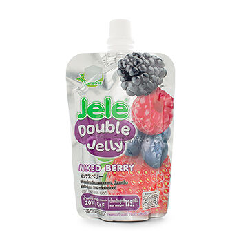 Желе питьевое Jele double jelly с кокосовой мякотью со вкусом лесных ягод и витамином С 125г, Таиланд