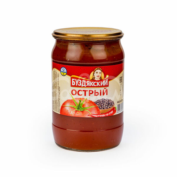 Соус Буздякский 670гр Острый Томатный ст/б