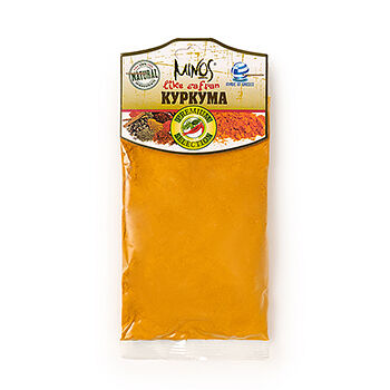 Приправа Minos куркума 70г, Греция