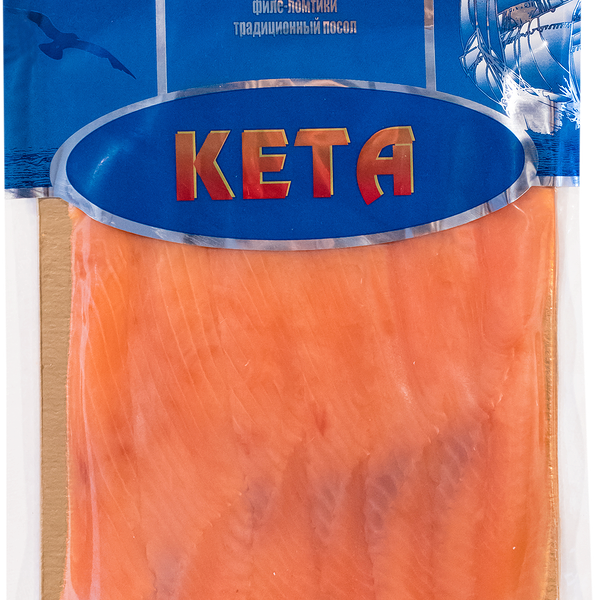 Кета слабосоленая РЫБНИК ломтики