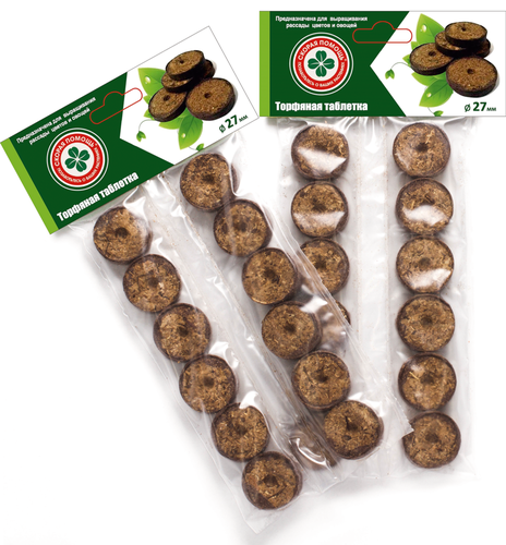 

Таблетки торфяные Скорая помощь D 27 мм 12 шт