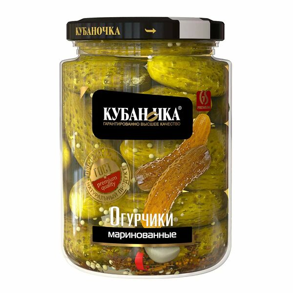 Огурчики маринованные Кубаночка