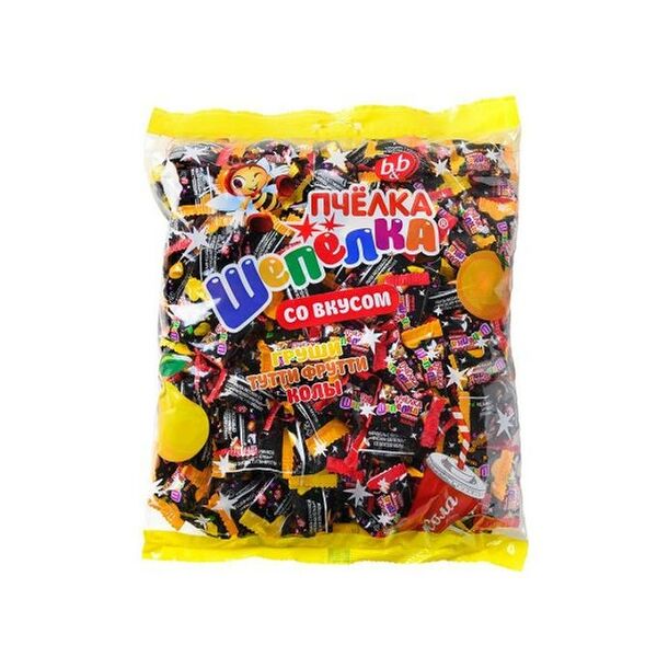 Карамель груша/тутти фрутти/кола Пчёлка Шепёлка 180г