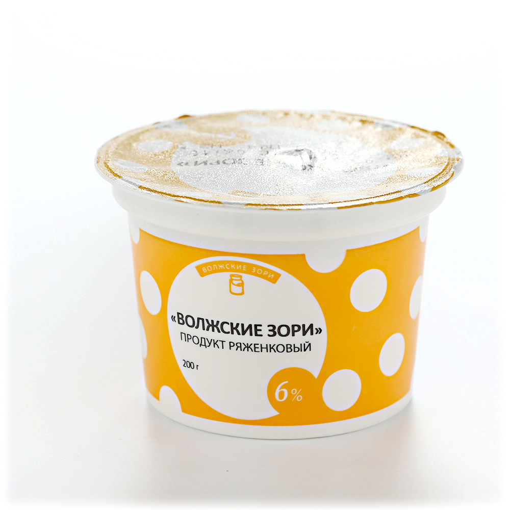 

Продукт ряженковый Волжские Зори 6% со вкусом ванили 200 г