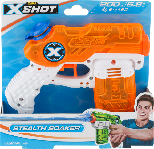 

Игрушка X-SHOT Водный пистолет, 18 см, Арт. 01226-2022-S002,цвет в ассортименте