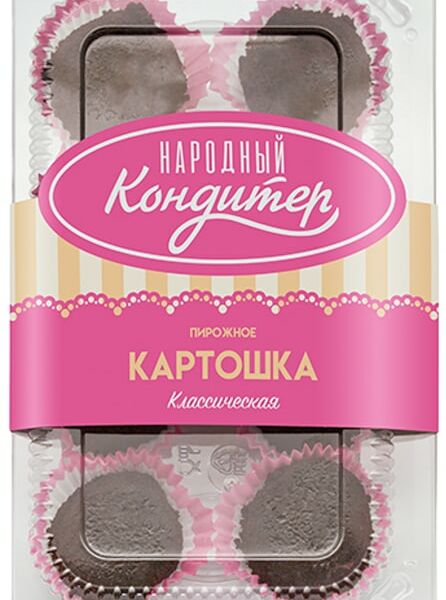 Пирожное Народный Кондитер Картошка классическая 300г