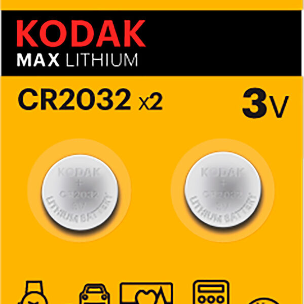 Батарейки Kodak Max Lithium Cr2032