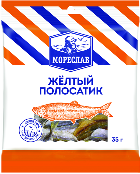 Желтый полосатик Мореслав, солено-сушеный