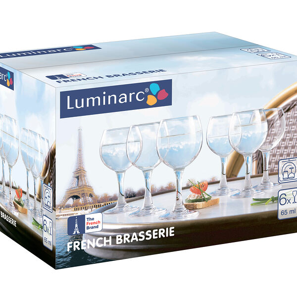 Набор рюмок Luminarc Французский ресторанчик 65 мл 6 шт.