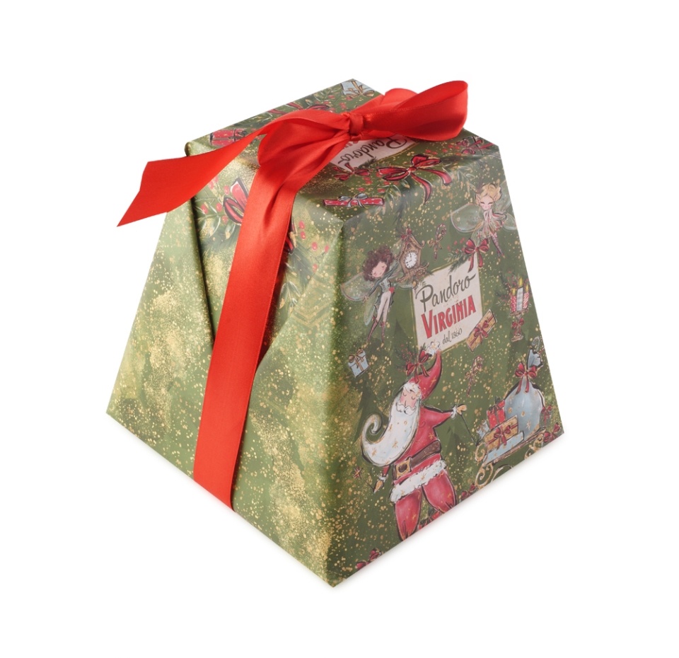 

Кулич Amaretti Virginia Санта Клаус классический без изюма и цукатов 750 г