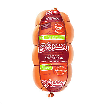 Колбаса вареная Вязанка Докторская ГОСТ 400 г