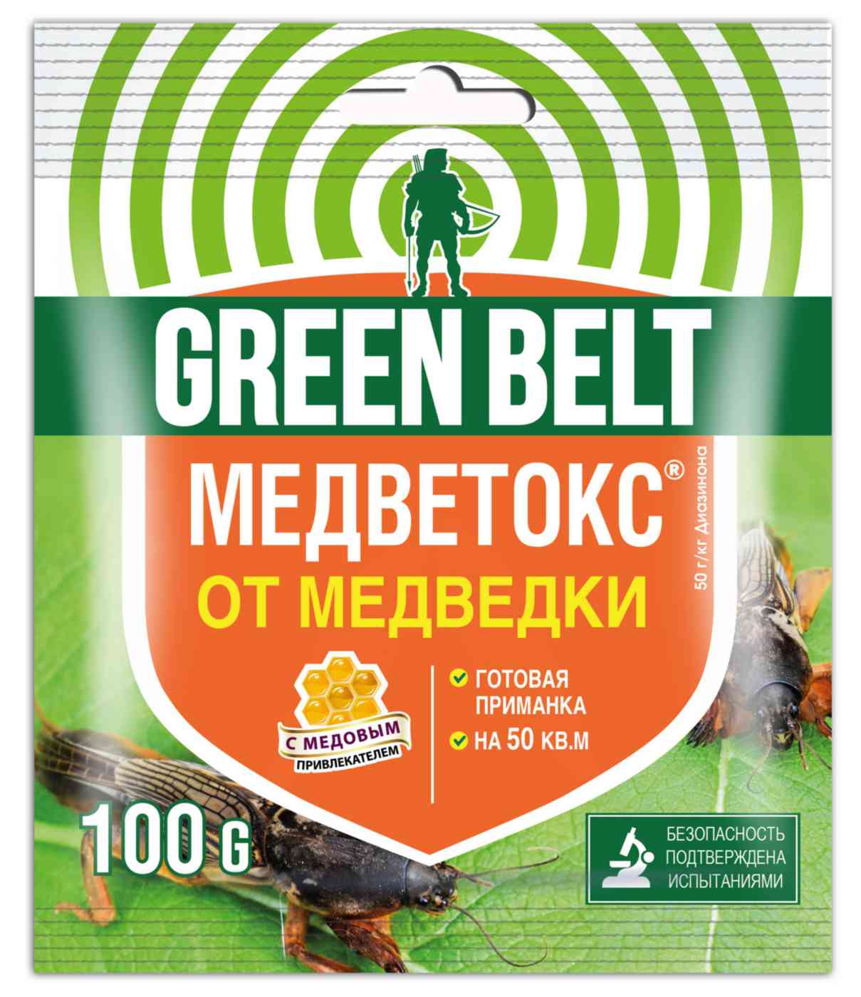 

Медветокс Грин Бэлт с медовым првлекателем, 100 г