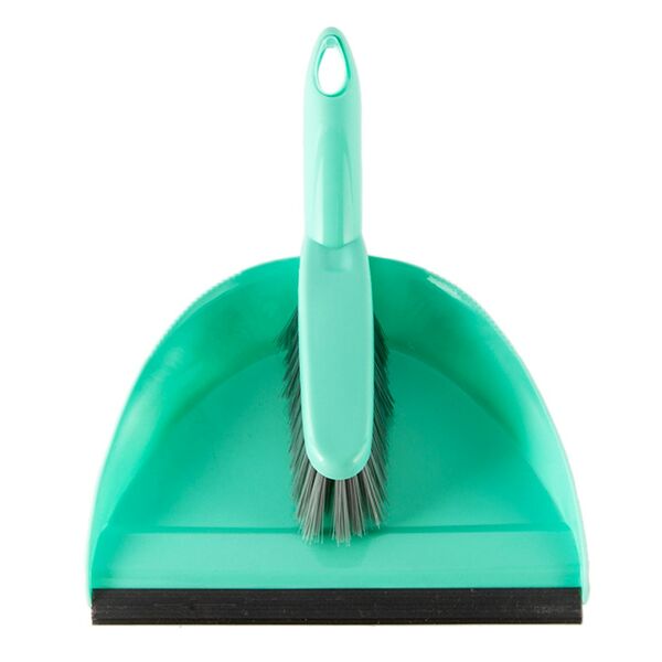 Набор для уборки с короткой ручкой, совок, щетка, пластик, в ассортименте