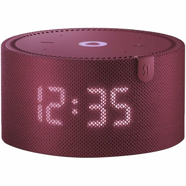 Умная колонка Яндекс Новая Станция Мини c часами, красный