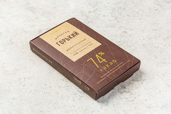 Шоколад ремесленный горький 74%