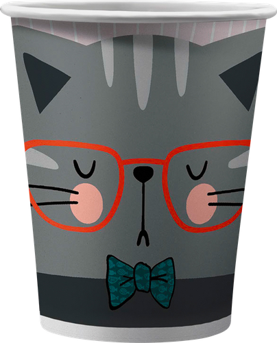 

Набор бумажных стаканов ND Play Кошки с ушками 6 шт.